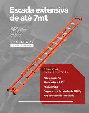 Escada Extensiva de até 7m