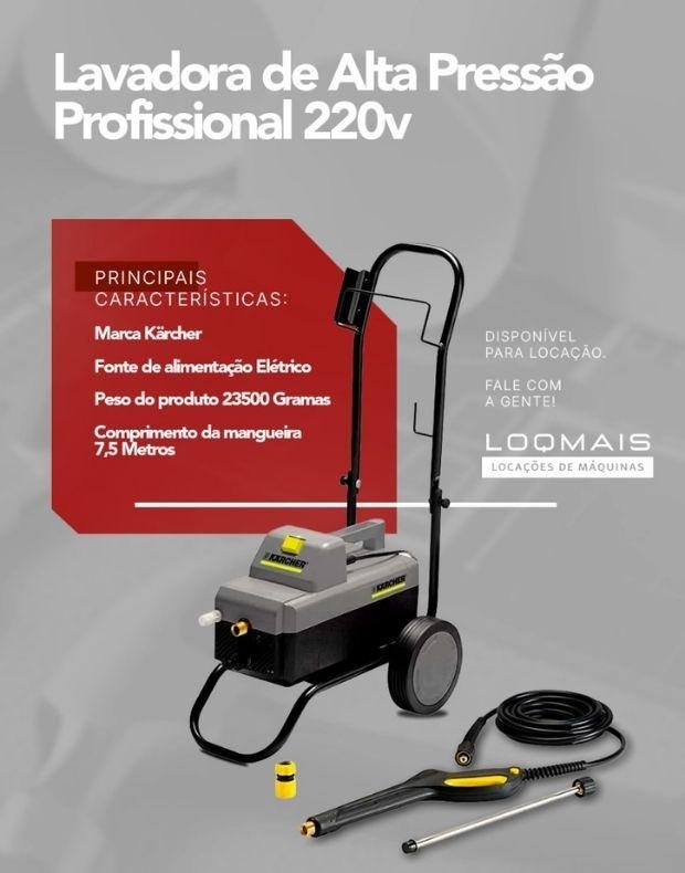 Lavadora de Alta Pressão Profissional 220v