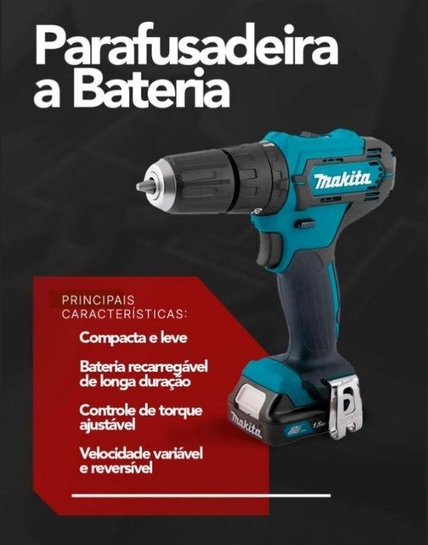 Parafusadeira a Bateria